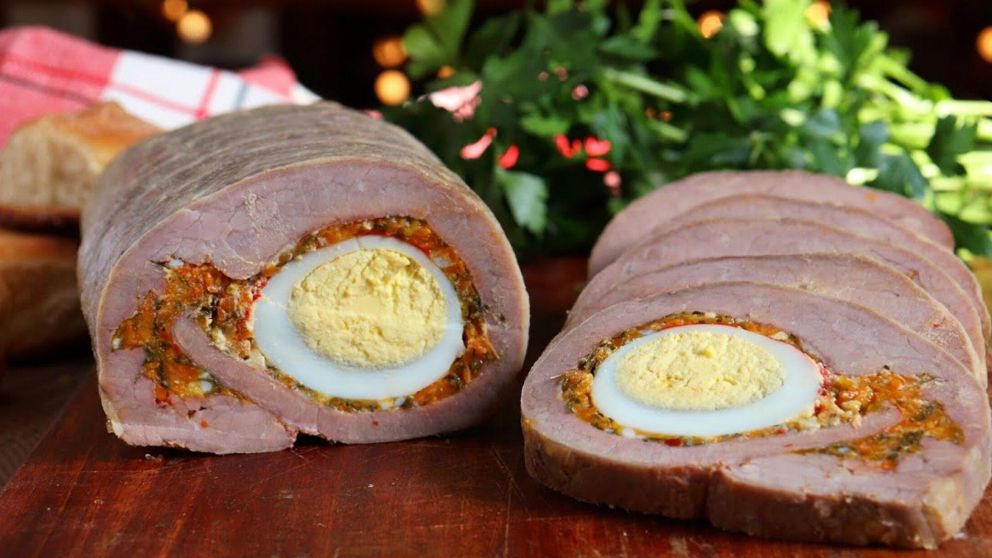 La receta del matambre arrollado o relleno es muy fácil de hacer.