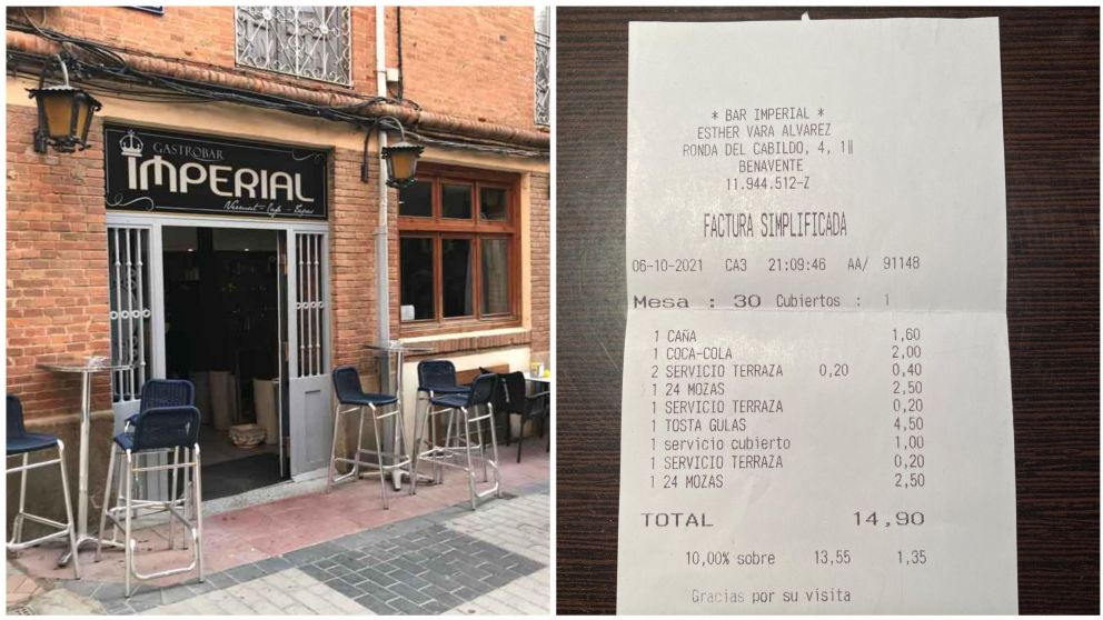El cliente compartió el "curioso" ticket en Twitter y se volvió viral.