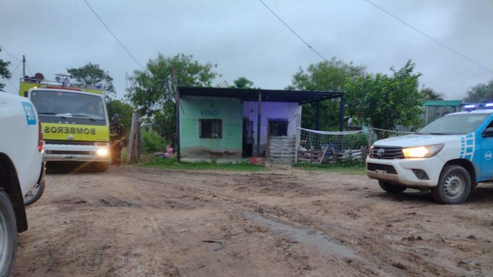 La vivienda donde ocurri� el crimen, situada al lado de un kiosco.