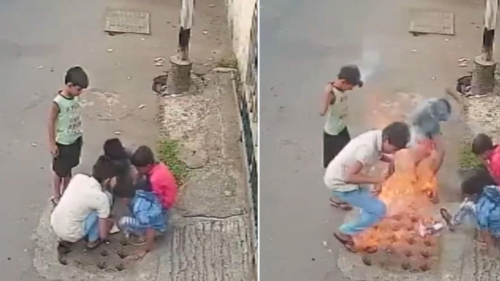 Seg�n uno de los bomberos, se salvaron de milagro. 