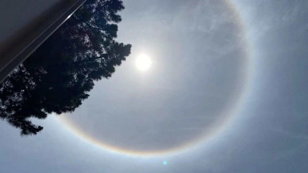 Los vecinos de Tandil y zonas aledañas observaron el extraño fenómeno solar.