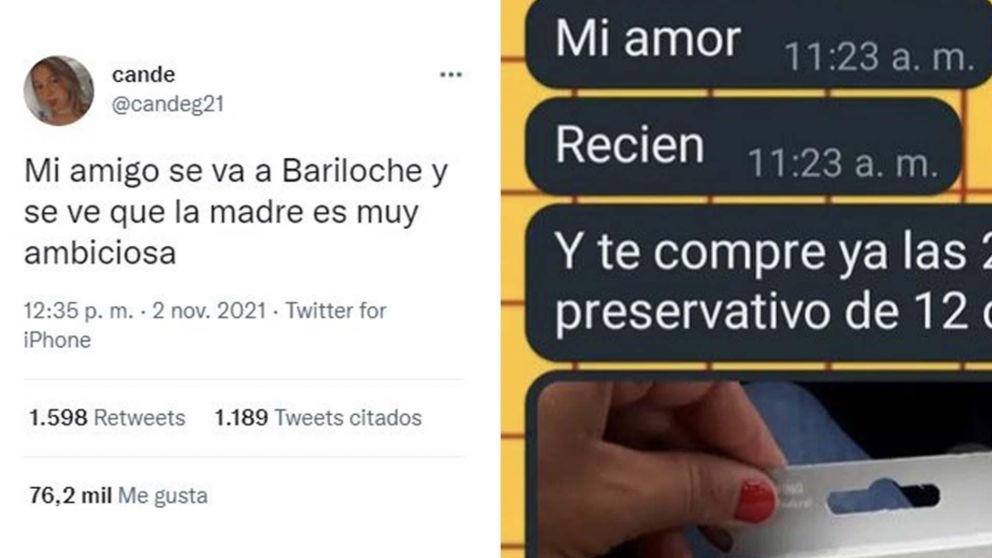 El tuit alcanzó los más de 76 mil "me gusta" en esa red social.