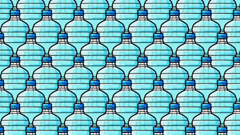 En el reto viral de hoy deberá encontrar en menos de 10 segundos a los tres bidones de agua que están vacíos.