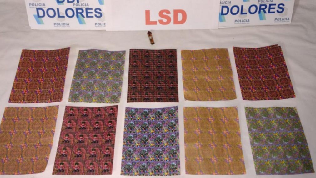 Parte de la droga que fue secuestrada en el operativo.