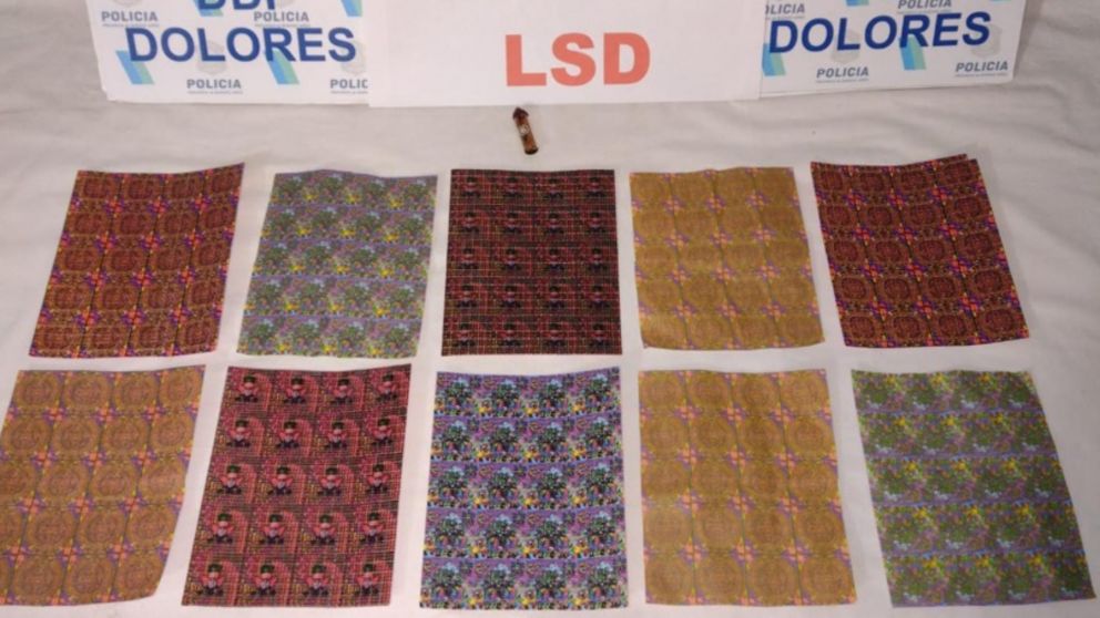 Parte de la droga que fue secuestrada en el operativo.