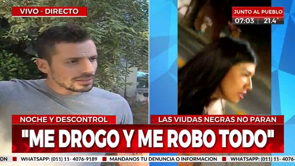 Ulises Jaitt vio a la joven en el interior de un boliche de Palermo, este viernes por la noche.