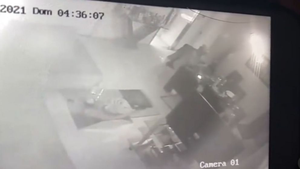 Las cámaras de seguridad grabaron la presencia de un ángel.