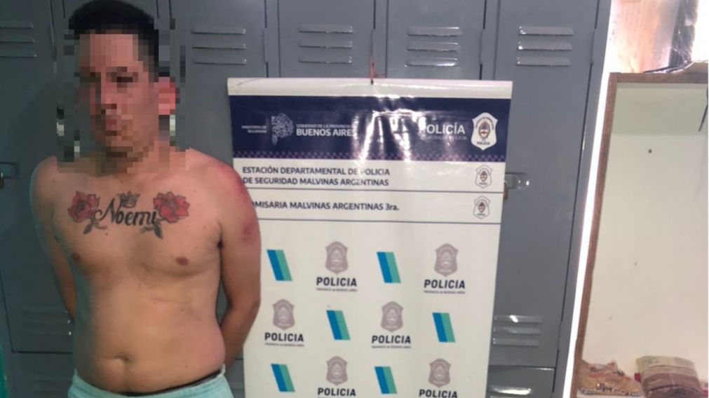 Este es uno de los criminales que fue apresado por los investigadores policiales en Pablo Nogu�s.