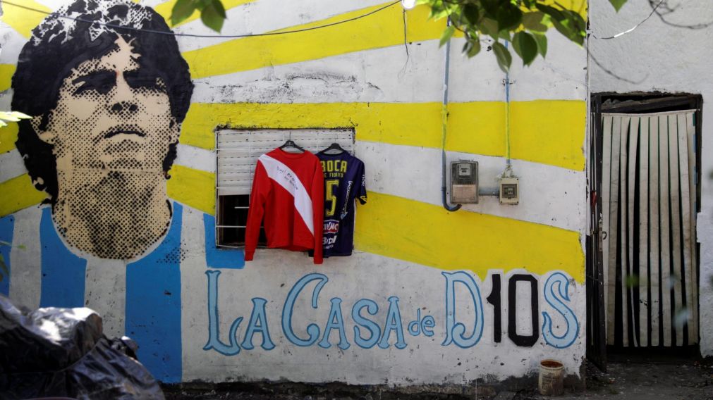 La casa de Diego Maradona fue declarada lugar histórico nacional (Archivo).