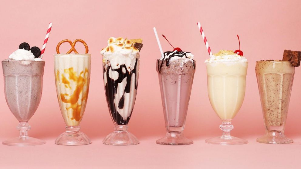 El milkshake es una opción para hacerle frente al calor en Argentina.