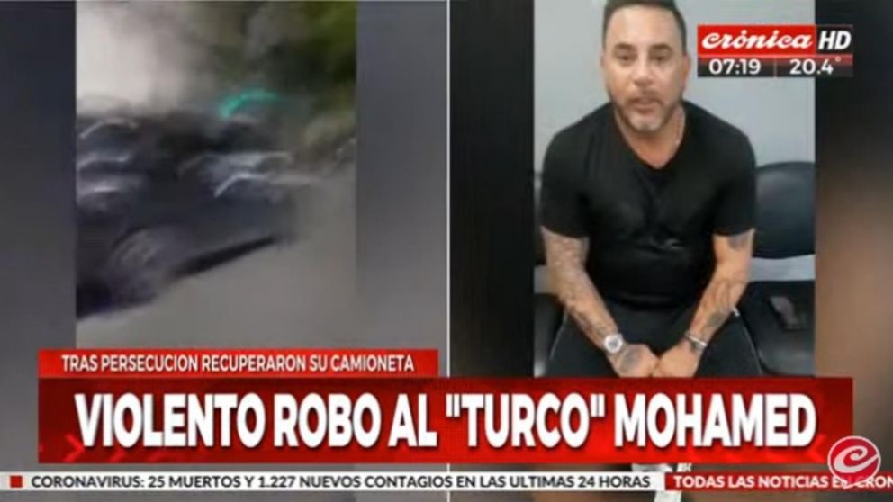 Antonio Mohamed grabó un mensaje que reprodujo Crónica HD.