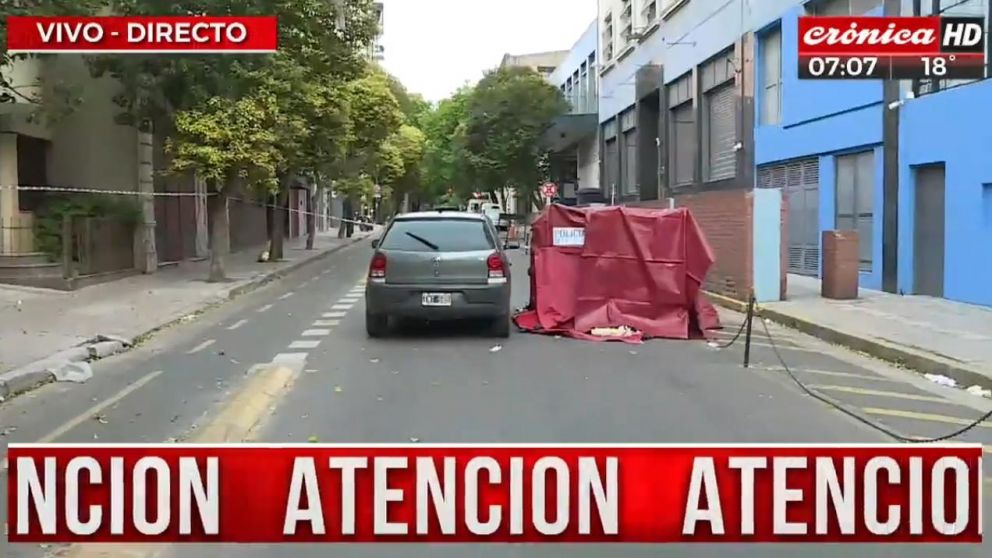 El indigente fue atropellado en Tucum�n y Anchorena, en el barrio porte�o de Balvanera (Cr�nica HD).