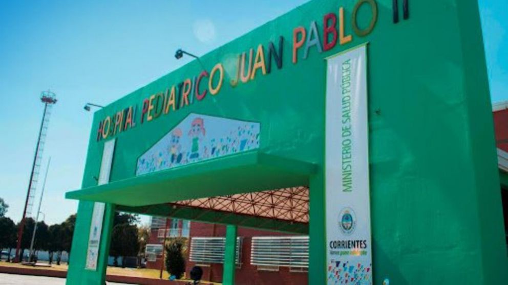 El niño de tres años fue trasladado al Hospital Pediátrico Juan Pablo II, donde falleció (gentileza El Litoral).