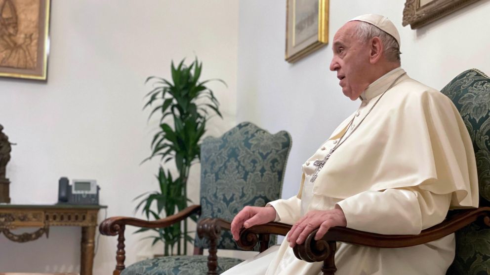 El Papa Francisco brind� una entrevista desde el Vaticano en la que habl� de todo (T�lam).
