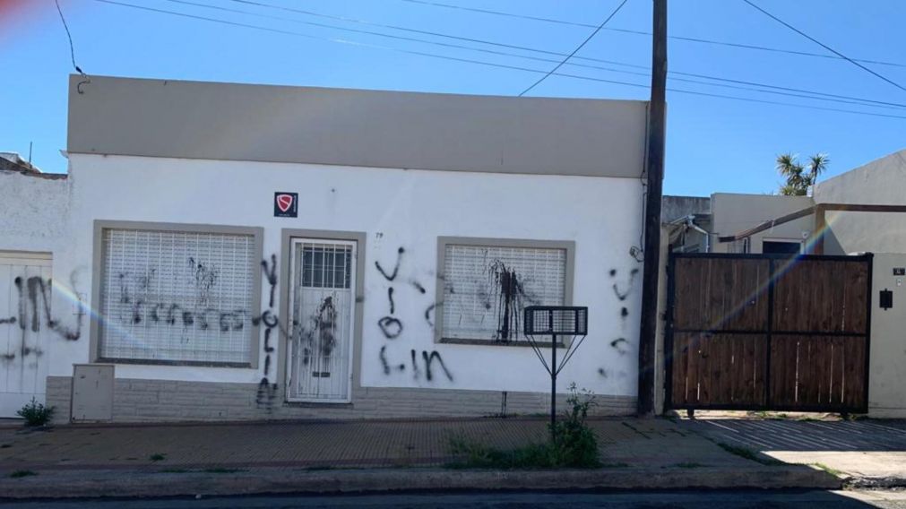 La vivienda del presunto violador.