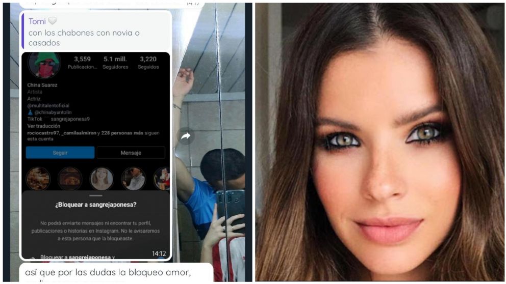 Un joven hablaba sobre la China Suárez con su novia y tomó una insólita decisión.