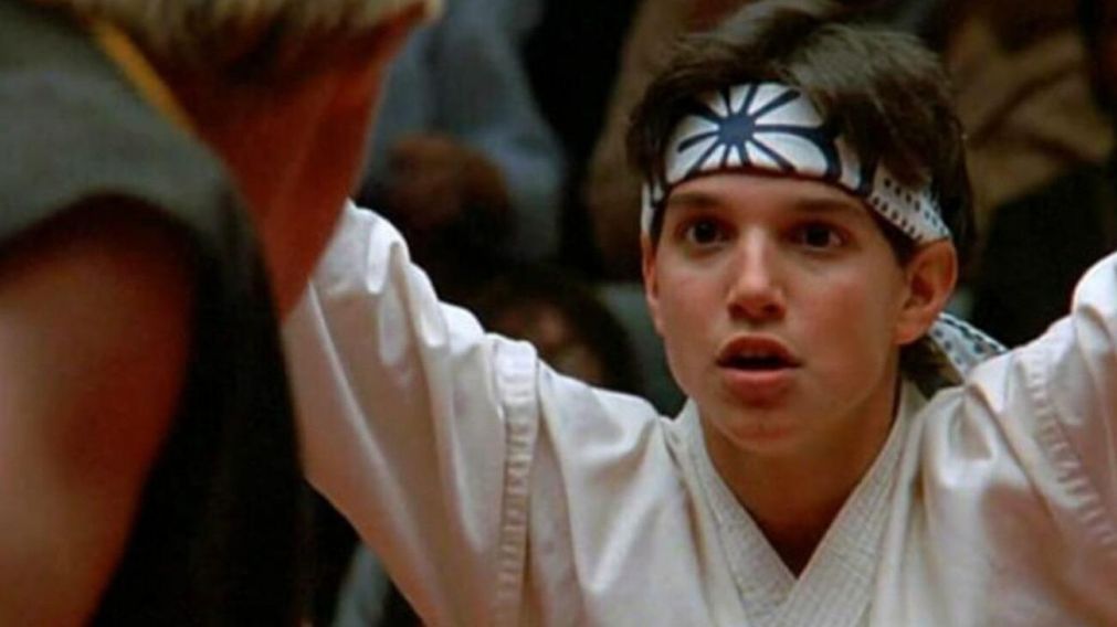 Ralph Macchio y su grulla salvadora.