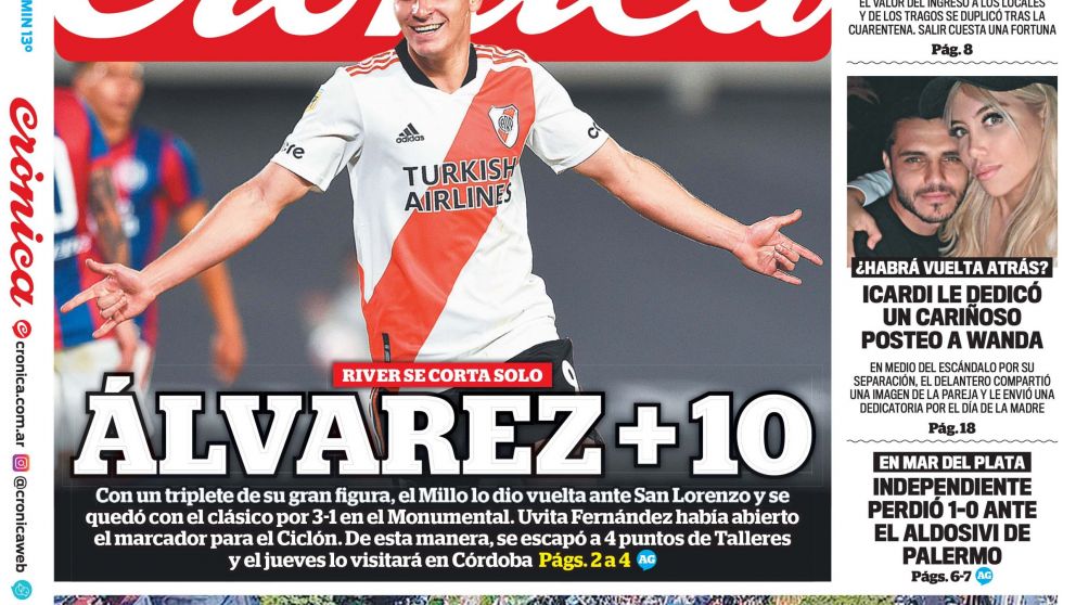 Tapas del lunes 18 de octubre de 2021