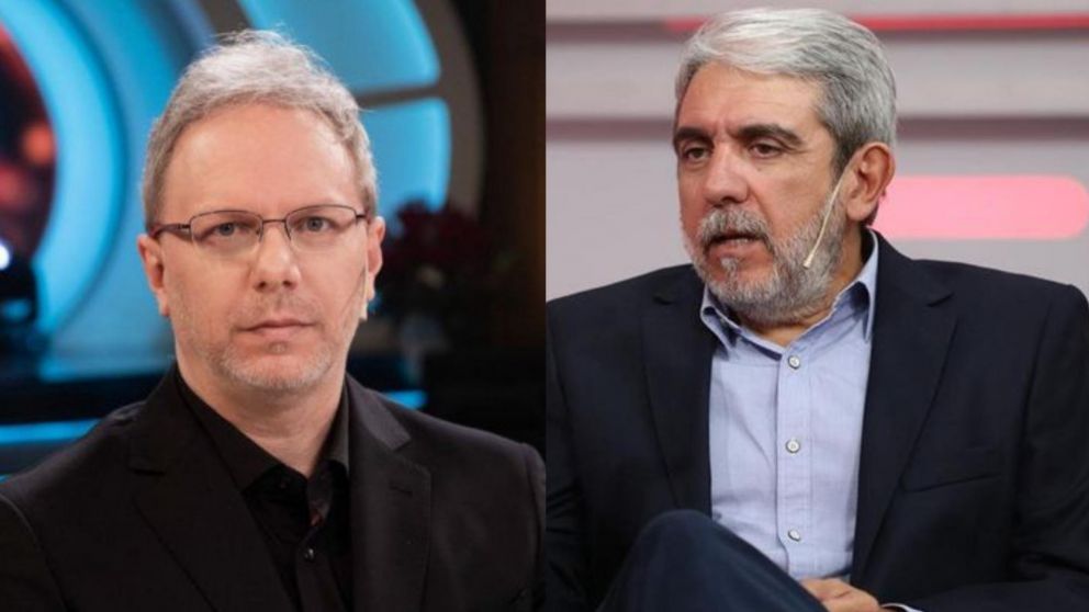 La firma del dibujante apareció en dos ediciones impresas este fin de semana, aludiendo al cruce entre él y Aníbal Fernández.