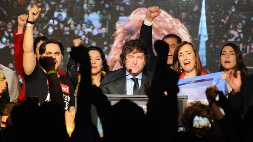 Javier Milei form� parte del acto masivo de la ultra derecha espa�ola.