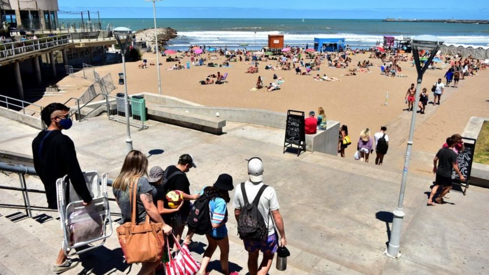 Mar del Plata fue el destino que más visitantes recibió durante el fin de semana largo. (Gentileza: La Capital de Mar del Plata)