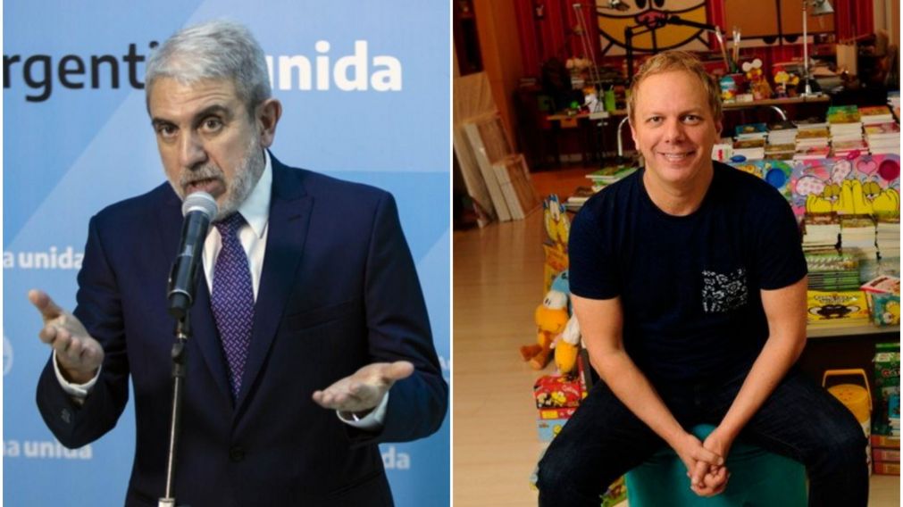 El ministro de Seguridad se cruz� con el humorista Nik en las redes sociales.