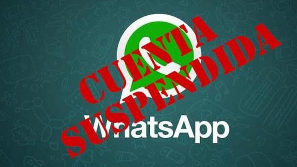 WhatsApp puede suspender una cuenta de forma temporal o permanente.