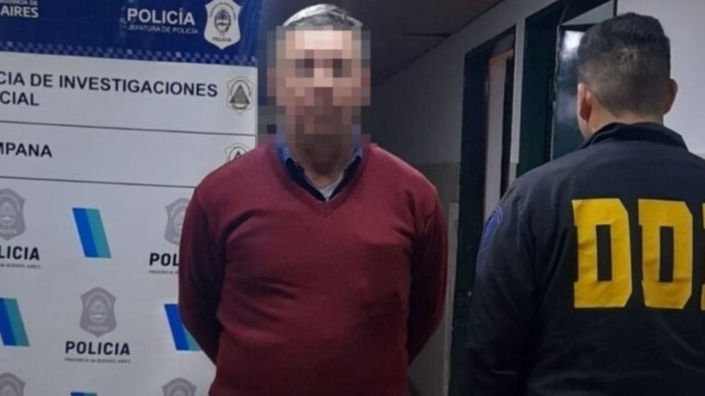 Este es el individuo que fue apresado por los efectivos policiales.