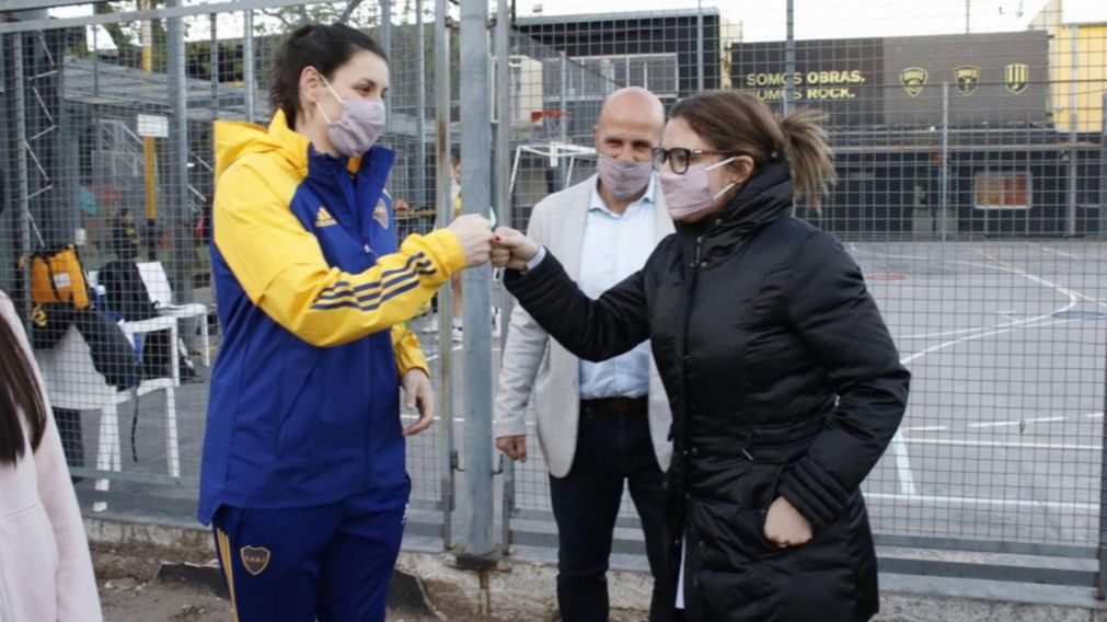 La iniciativa de Marziotta recibió el apoyo de los deportistas que asistieron a la presentación.