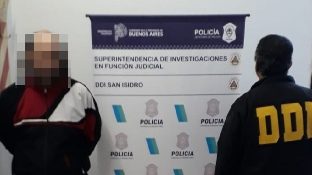 Este es el individuo, de 34 a�os, que fue apresado por los investigadores policiales.