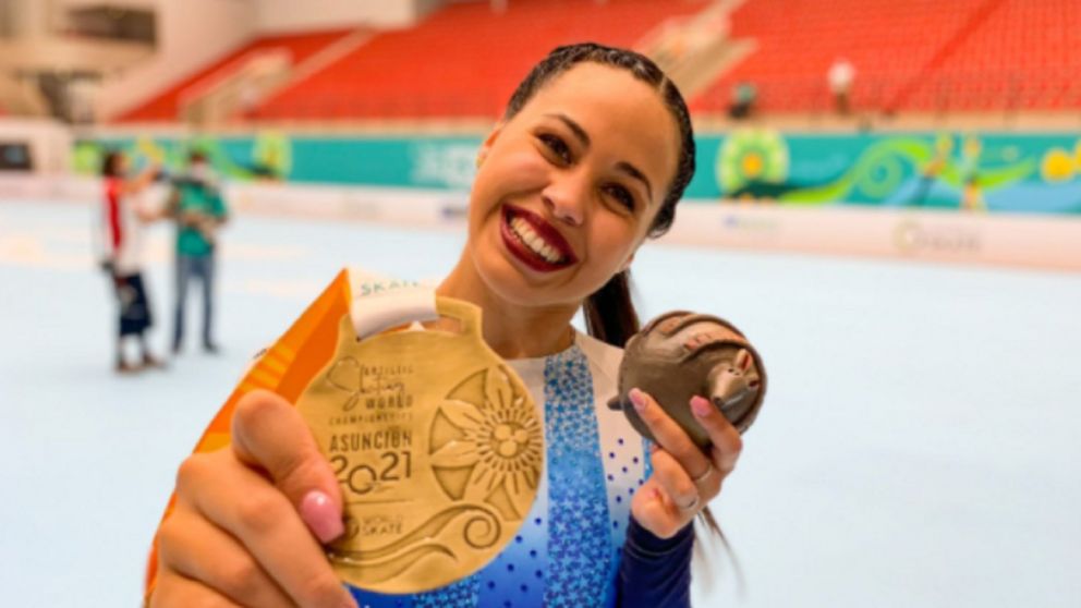 Es patinadora, se consagró campeona del mundo y se hizo viral por un pedido especial: la historia de Giselle Soler.