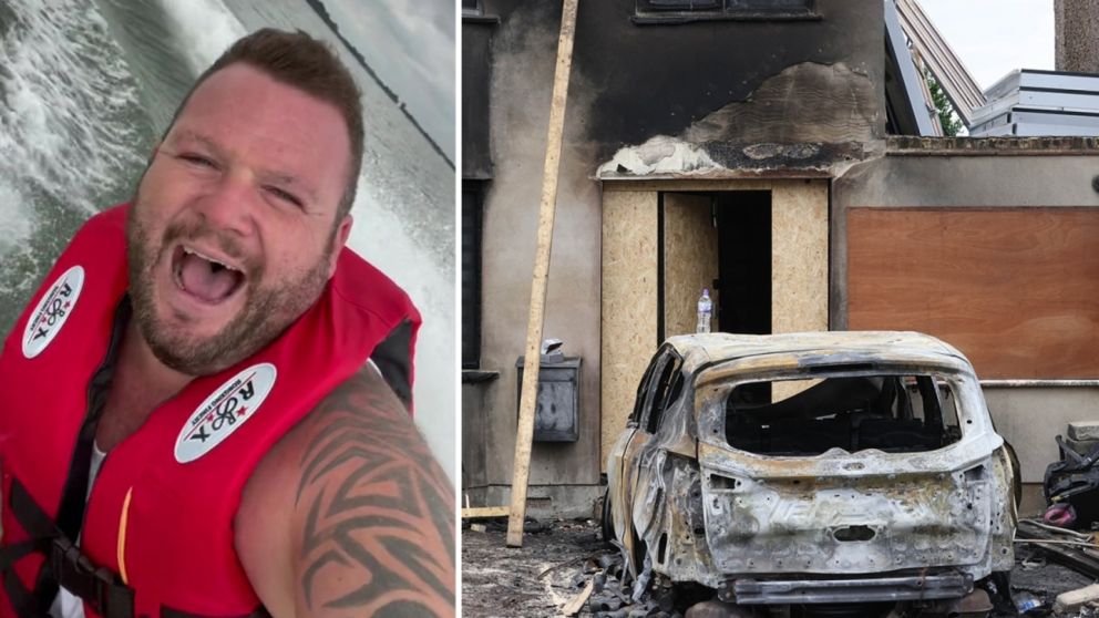 Perdieron su casa en un incendio, les donaron 70 mil dólares para repararla pero se lo gastaron en otra cosa (imagen TikTok).