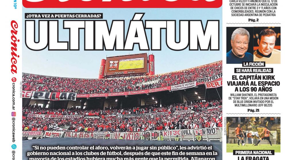 Tapas del lunes 5 de octubre de 2021