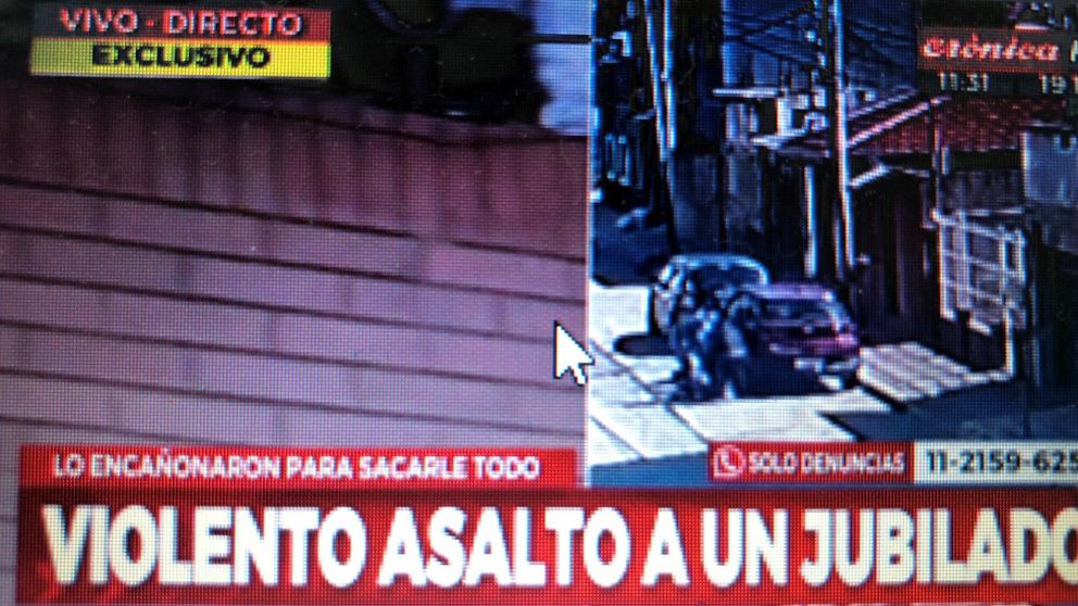 Tres delincuentes golpearon a un jubilado en un intento de robo.
