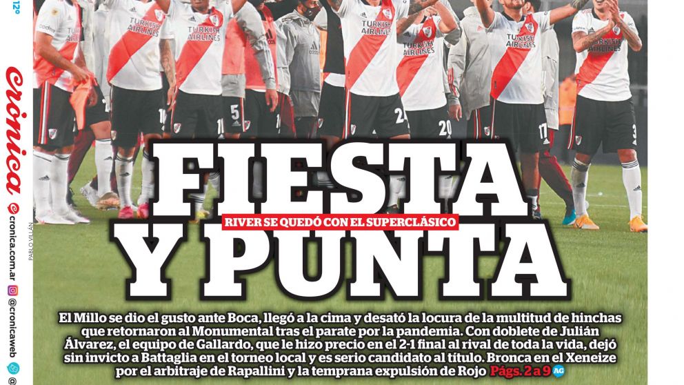 Tapas del lunes 4 de octubre de 2021