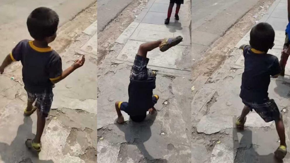 Un niño pequeño baila a cambio de "una china" (una moneda de 50 centavos en Perú) se volvió un fenómeno mundial.