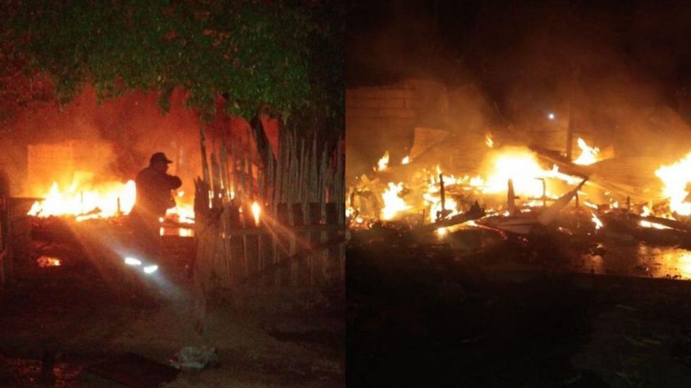 El voraz incendio provocó daños totales (Gentileza Todo Jujuy).
