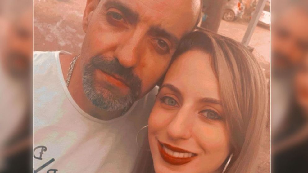 Rocío despidió a su papá, el efectivo de la Policía porteña asesinado Fernando Méndez Bautista (Facebook).