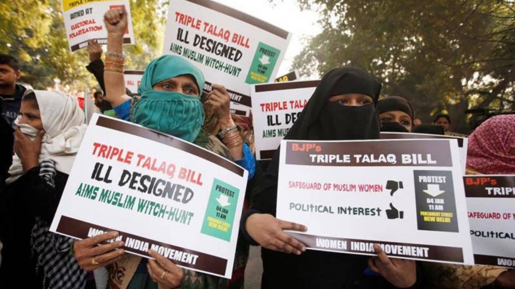 El Movimiento de la Mujer en India pidió que se termine el Talak (Twitter).