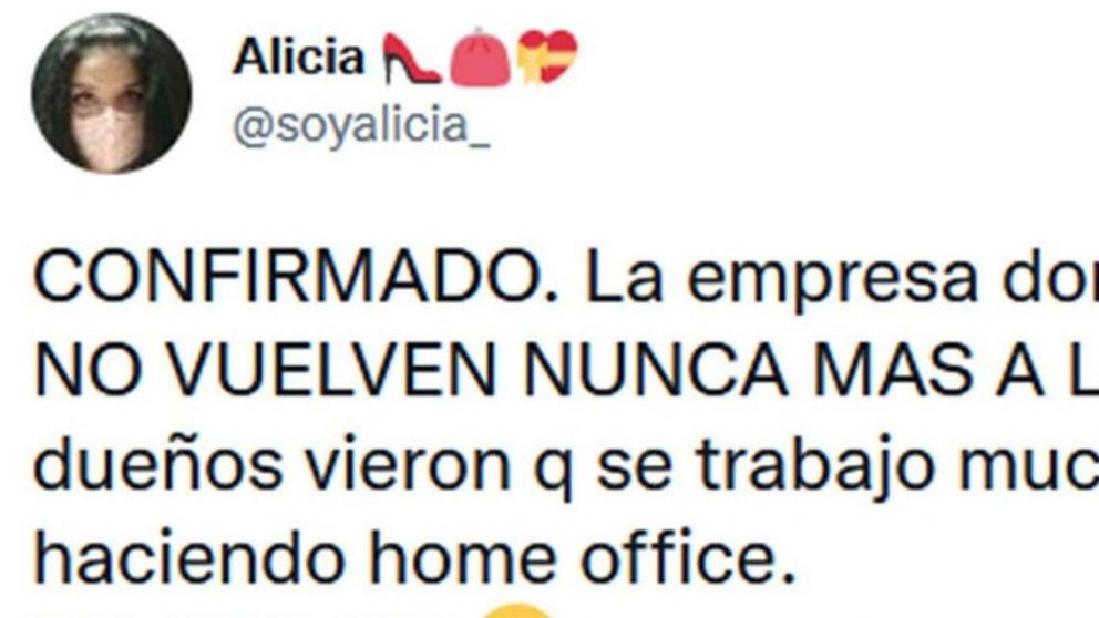 El for ever home office se viralizó en Twitter.