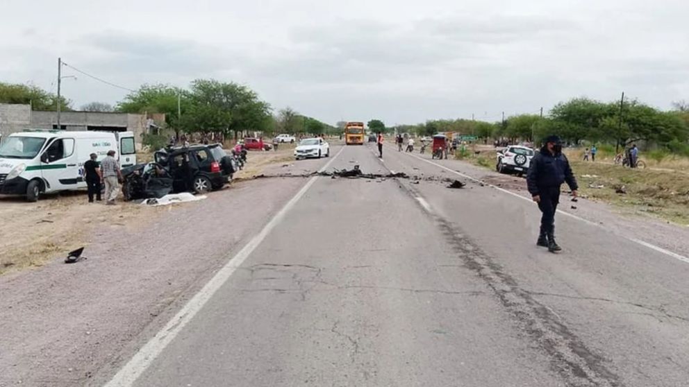 El trágico accidente en el que murieron cinco personas.