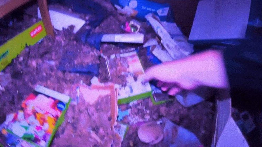 Un dúo de youtubers estaban buscando cosa de valor en una casa abandonada y encontraron una colección de videojuegos (imagen captura vídeo).