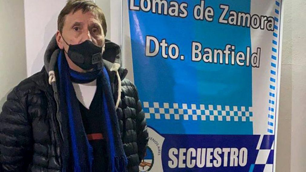 Murguía, cuando fue descubierto y llevado a la comisaría.