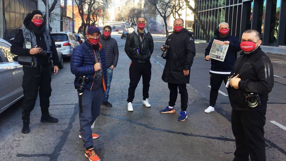 EL PLANTEL COMPLETO DE FOTÓGRAFOS DE CÓNICA: UN VERDADERO LUJO.