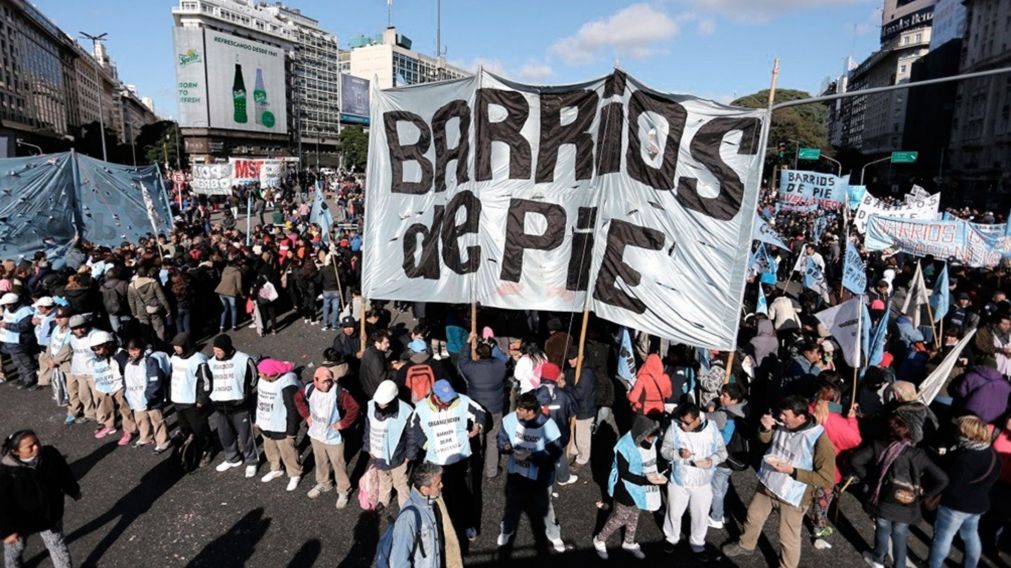 Barrios de Pie levantó la marcha prevista para esta tarde a Plaza de Mayo.