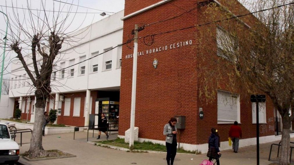 El Hospital "Dr Horacio Cestino" en Ensenada, provincia de Buenos Aires.