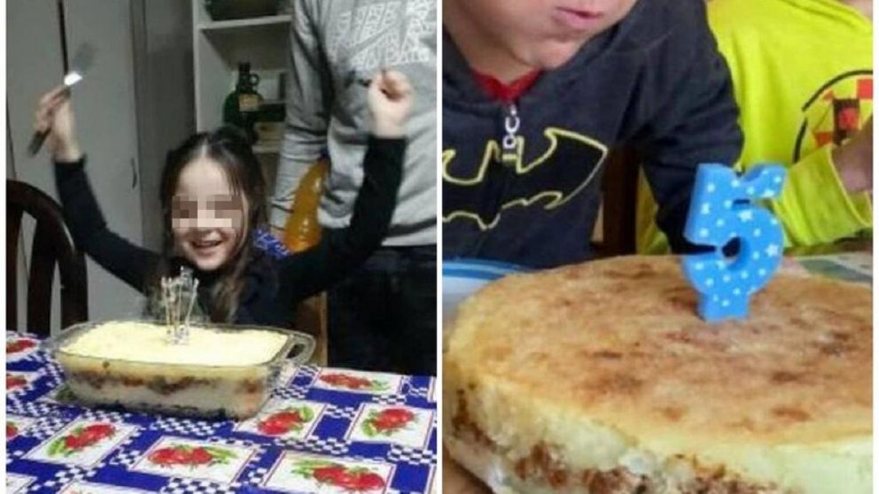 La instagramer de cocina Paulina Cocina comparti� fotos que le enviaron sus seguidores de tortas de cumplea�os at�picas. Fuente: (Instagram @paulinacocina) 