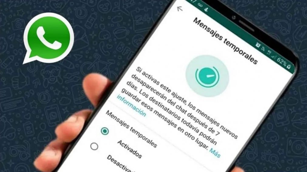 La nueva configuración de los mensajes temporales por WhatsApp permitirá personalizar el lapso de tiempo en que los chats de autodestruyen.