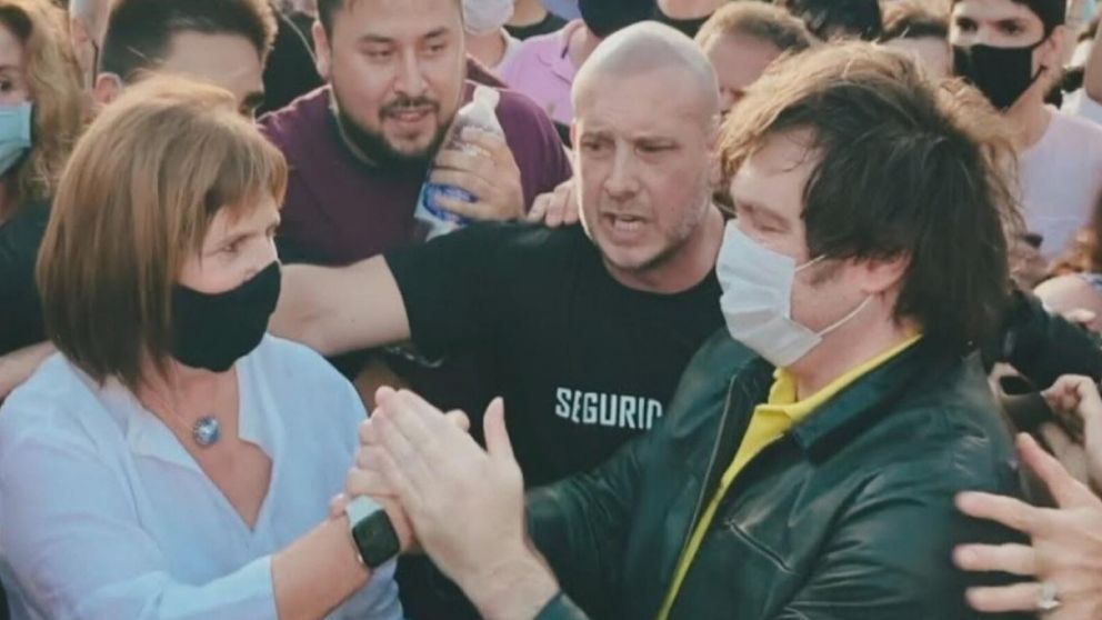 La ex ministra de Seguridad halagó al candidato libertario.