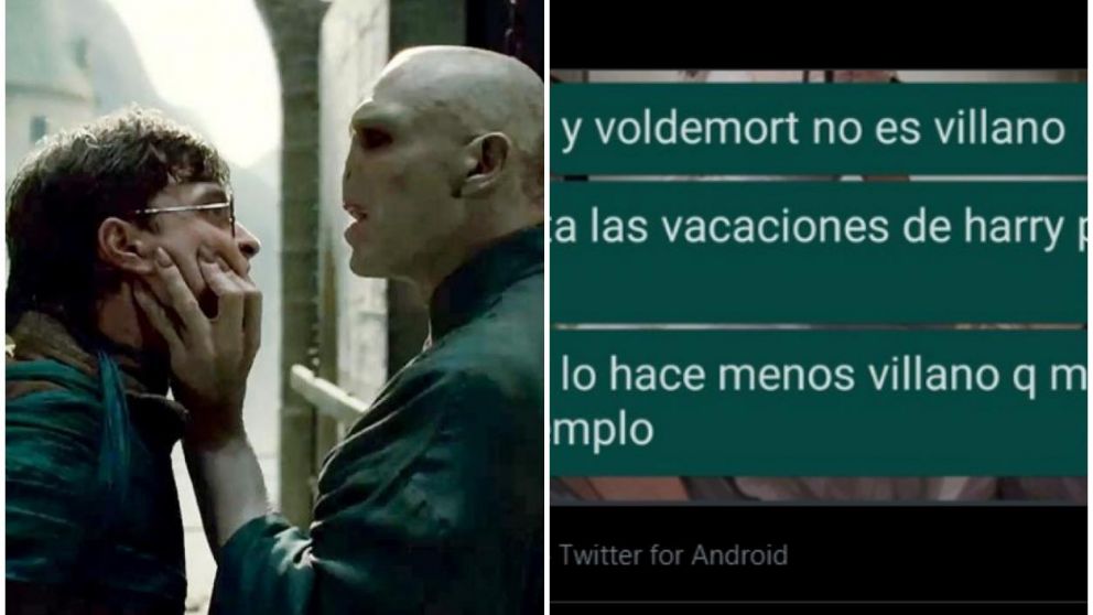 Una usuaria de Twitter compar� al villano de la saga de Harry Potter con su jefe y obtuvo una inesperada repercusi�n.
